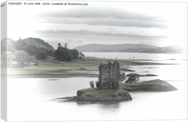 Castle Stalker Argyll and Bute Canvas Print by Lynn Bolt