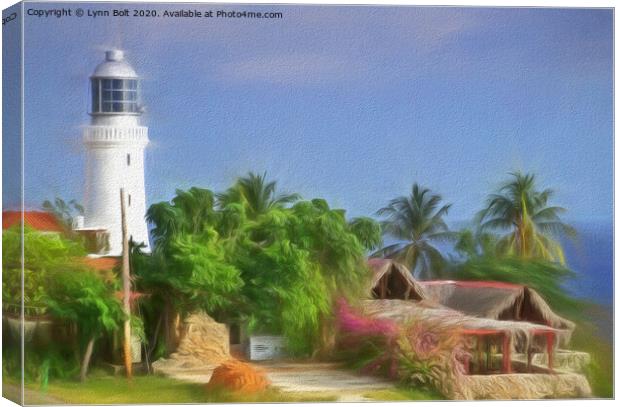Lighthouse Santiago De Cuba Canvas Print by Lynn Bolt