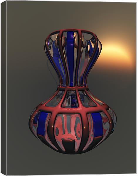 Vase in VG Canvas Print by Thomas Broadfoot