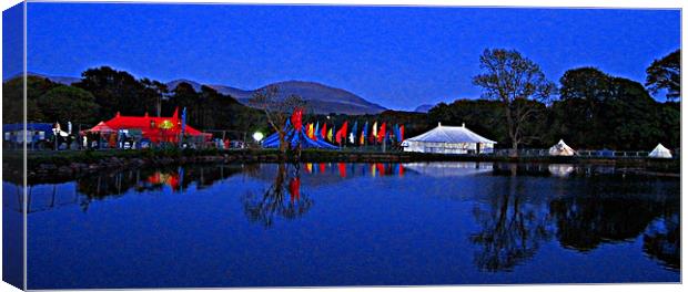 Festival Reflections Canvas Print by Simone Williams