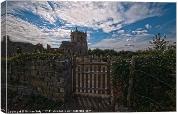 St Marys gate Canvas Print by Nathan Wright
