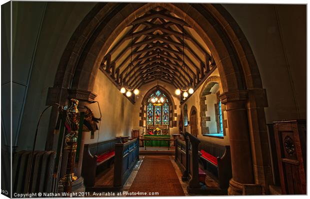 Inside St Marys Canvas Print by Nathan Wright