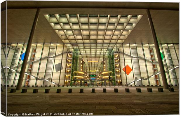 German parliament.. Canvas Print by Nathan Wright