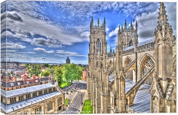 Minster Minster Canvas Print by Nathan Wright