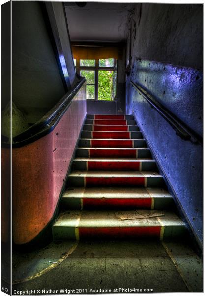 Military steps Canvas Print by Nathan Wright
