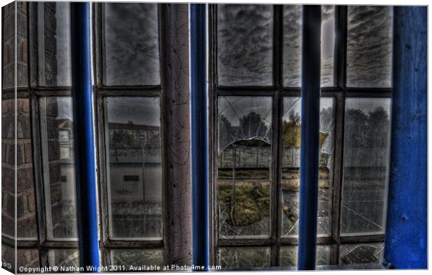 Prison view!! Canvas Print by Nathan Wright