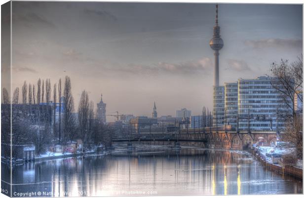 Four towers Berlin Canvas Print by Nathan Wright