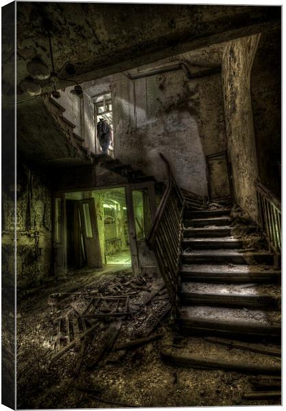  Upstairs  Canvas Print by Nathan Wright