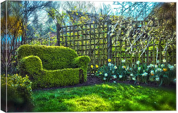 English country garden Canvas Print by Nathan Wright