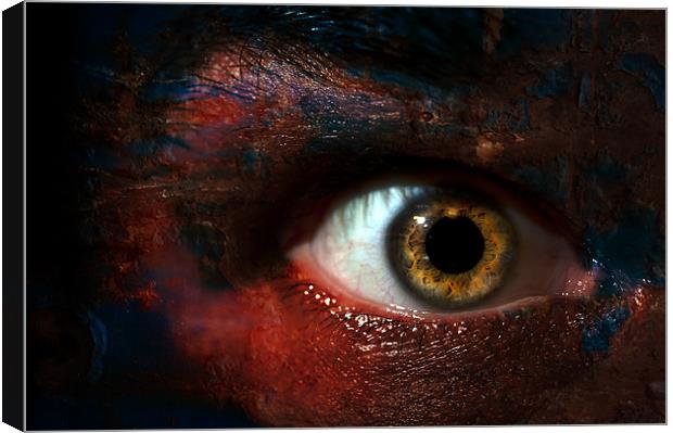 Evil Eye Canvas Print by Nathan Wright