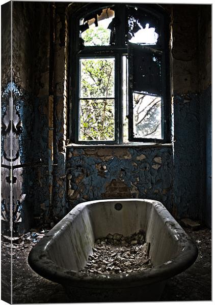 The bath is ready. Canvas Print by Nathan Wright