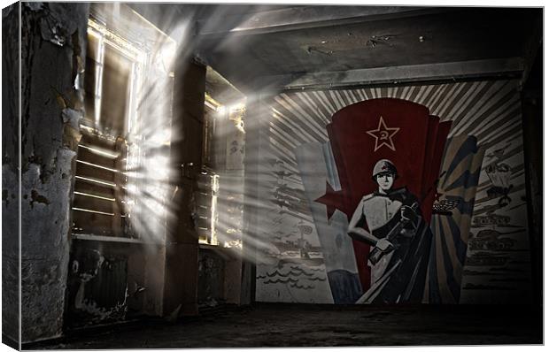 The light shines again on the Soviets Canvas Print by Nathan Wright