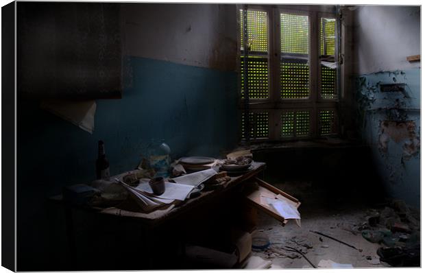 Abandoned office Canvas Print by Nathan Wright