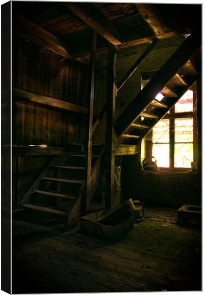Mill steps Canvas Print by Nathan Wright
