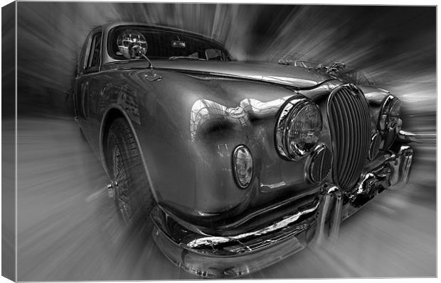 S type Jag. Canvas Print by Nathan Wright