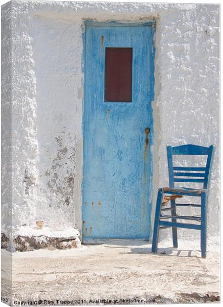 Blue door Canvas Print by Rory Trappe