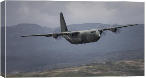 The Last of the RAF C130 J's Canvas Print by Rory Trappe