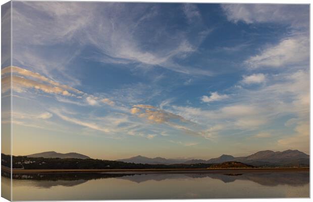 Skyscape over Snowdonia Canvas Print by Rory Trappe