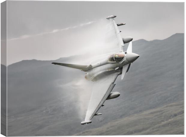 11 Squadron RAF Typhoon on the Mach Loop Canvas Print by Rory Trappe