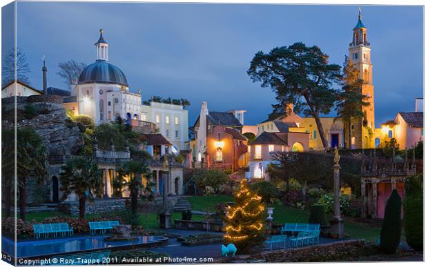 Portmeirion village Canvas Print by Rory Trappe