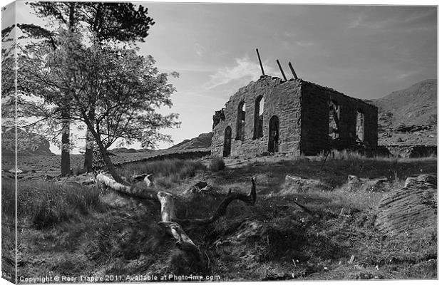 Cwmorthin chapel remains Canvas Print by Rory Trappe