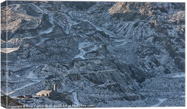 Welsh slate quarry Canvas Print by Rory Trappe