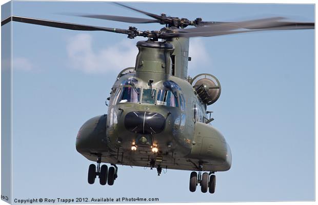 RAF Chinook Canvas Print by Rory Trappe