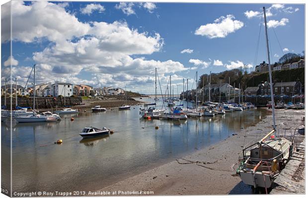 Porthmadog Harbour Canvas Print by Rory Trappe