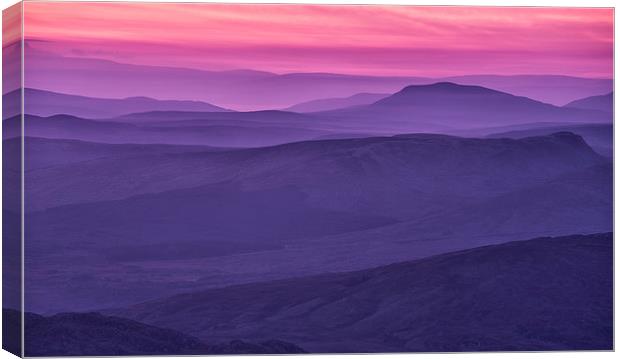  Snowdonia Gradation Canvas Print by Rory Trappe