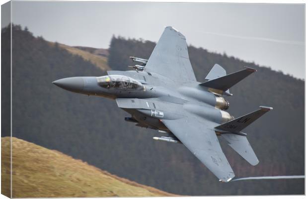 F15 Eagle Canvas Print by Rory Trappe