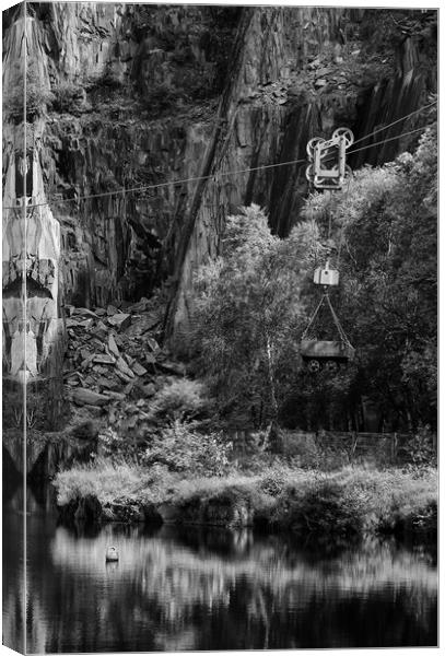 Vivian Quarry Canvas Print by Rory Trappe
