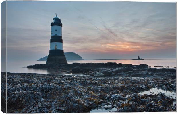 Penmon lighthouse Canvas Print by Rory Trappe