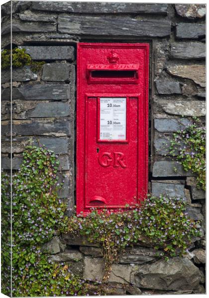 Post box Canvas Print by Rory Trappe
