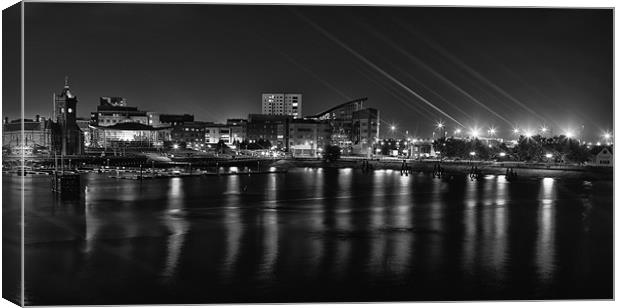 Cardiff bay Canvas Print by Rory Trappe