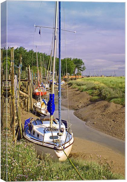 Waiting for the Tide Canvas Print by Jacqui Kilcoyne