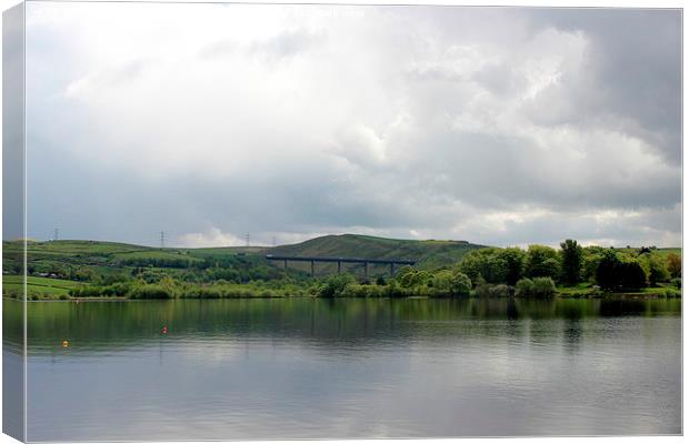 Rakewood Viaduct Canvas Print by Jacqui Kilcoyne