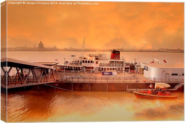 Mersey Ferry Canvas Print by Jacqui Kilcoyne