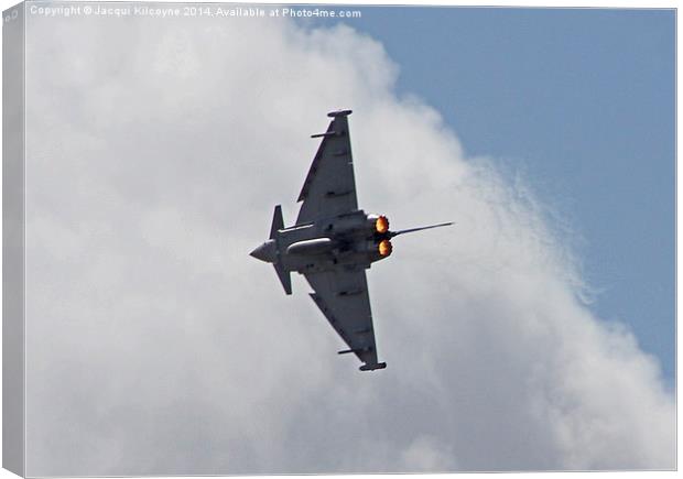  Typhoon Fighter Plane Canvas Print by Jacqui Kilcoyne