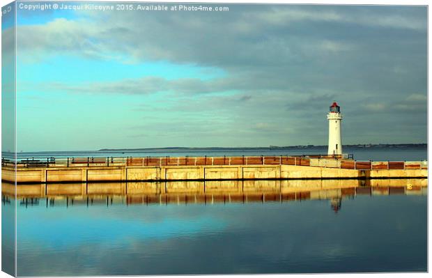 Perch Rock Lighthouse  Canvas Print by Jacqui Kilcoyne