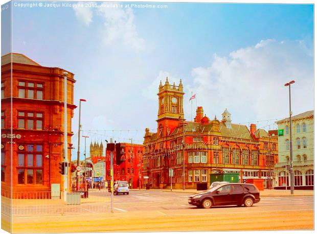  Talbot Square. Blackpool Canvas Print by Jacqui Kilcoyne