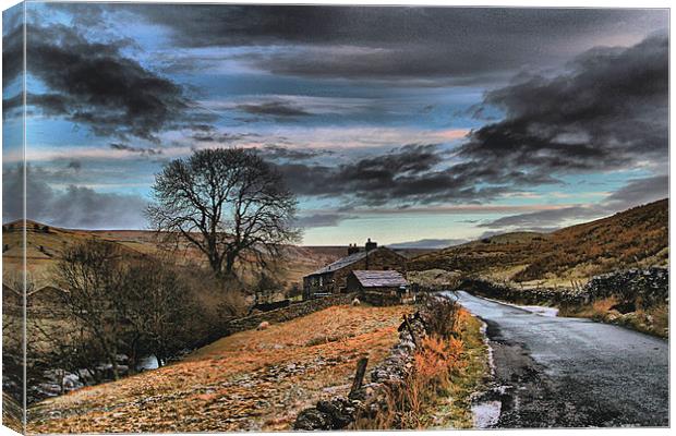  The Dales . Canvas Print by Irene Burdell