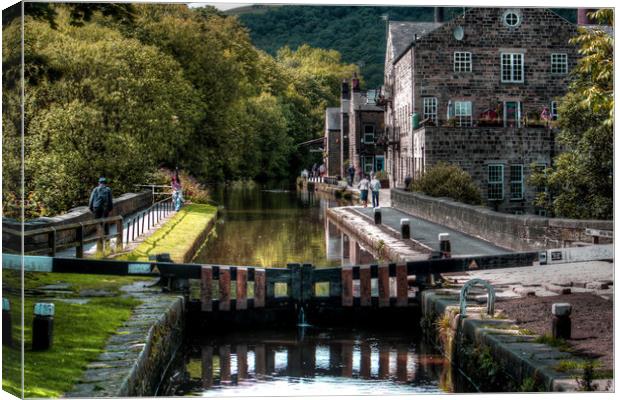 The Canal  Canvas Print by Irene Burdell