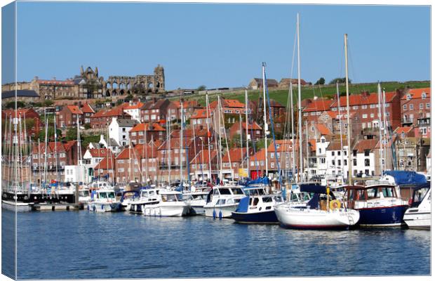 Whitby Yorkshire uk Canvas Print by Irene Burdell