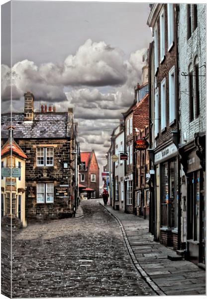 Whitby Yorkshire . Canvas Print by Irene Burdell
