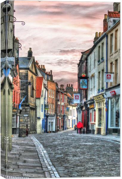 Whitby Yorkshire . Canvas Print by Irene Burdell