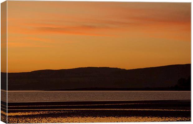 Sunset Isle of Bute Scotland Canvas Print by Tim O'Brien