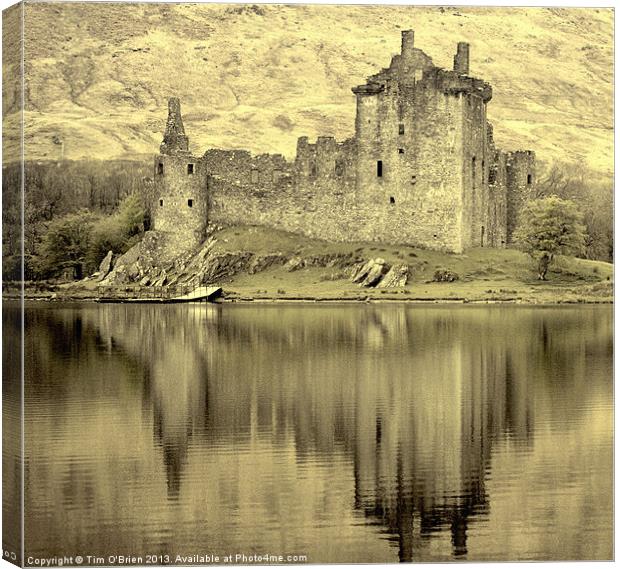 Kilchurn Castle Loch Awe Scotland Canvas Print by Tim O'Brien