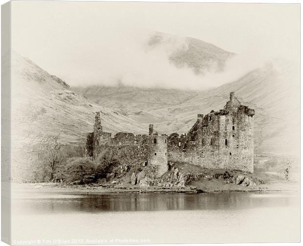 Kilchurn Castle Scotland Canvas Print by Tim O'Brien