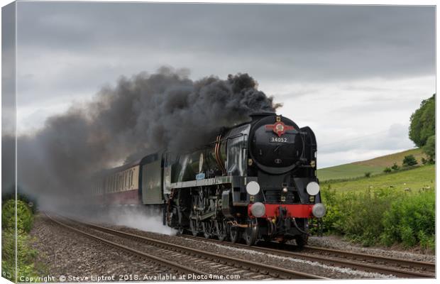 The Welsh Marches Express Canvas Print by Steve Liptrot