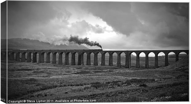 Ribblehead Viaduct Canvas Print by Steve Liptrot